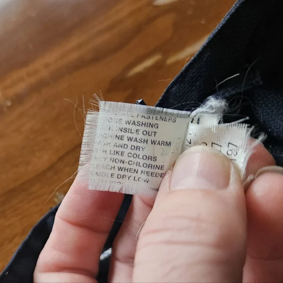 Gap Size 0 100% Cotton Navy Shirt Dress With Tie Belt - Picture 12 of 12